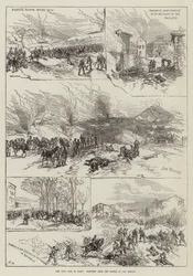 Der Bürgerkrieg in Spanien, Skizzen von der Schlacht von San Marcos